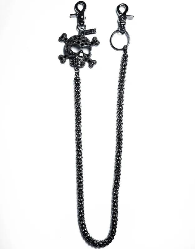 SUPER SKULL CHAIN BLACK sold by Tripp nyc
