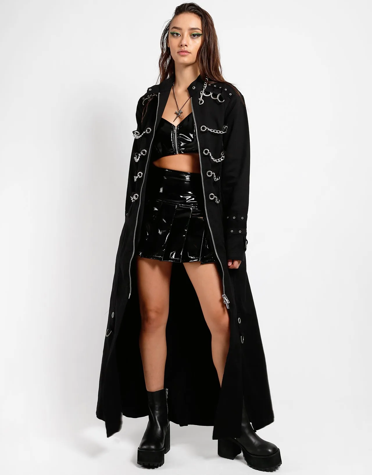 CHAIN EYELET COAT sold by Tripp nyc product image thumbnail 2