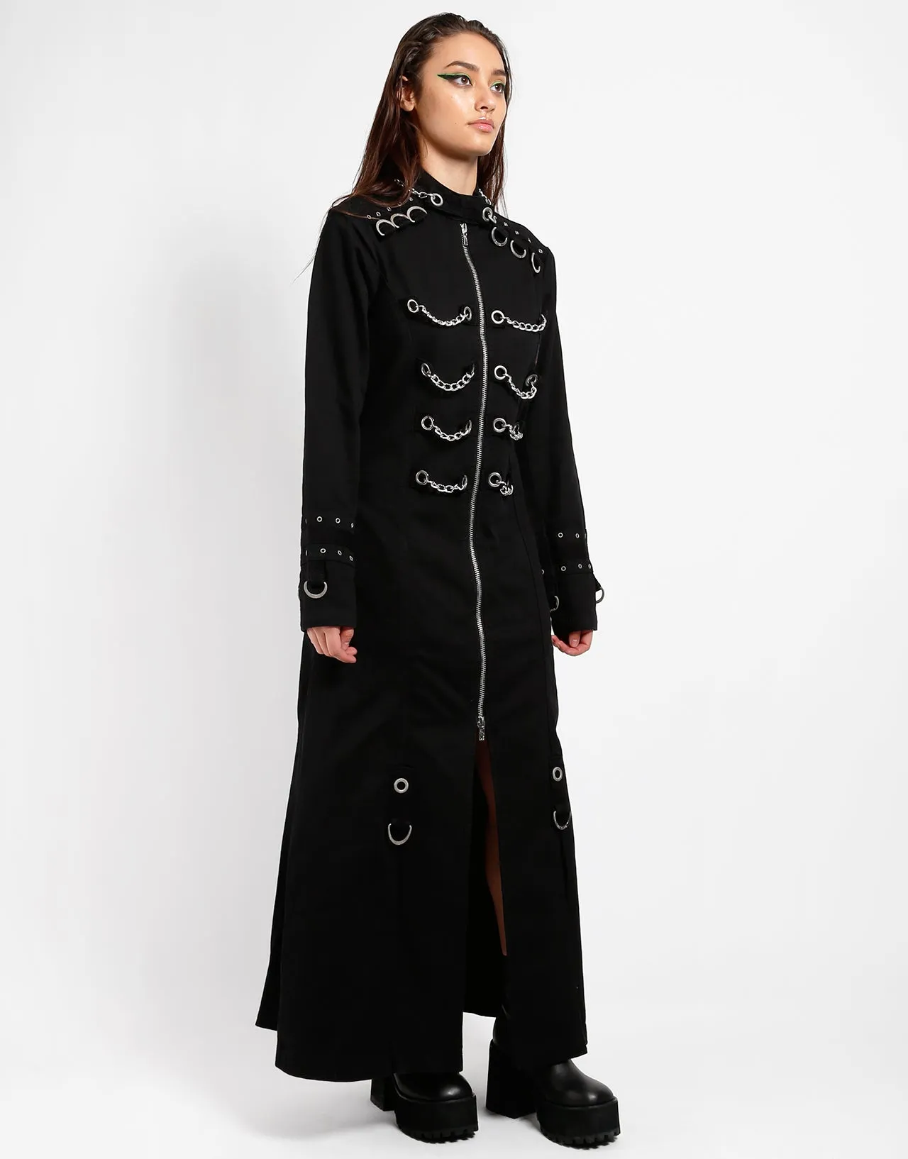 CHAIN EYELET COAT sold by Tripp nyc product image thumbnail 3