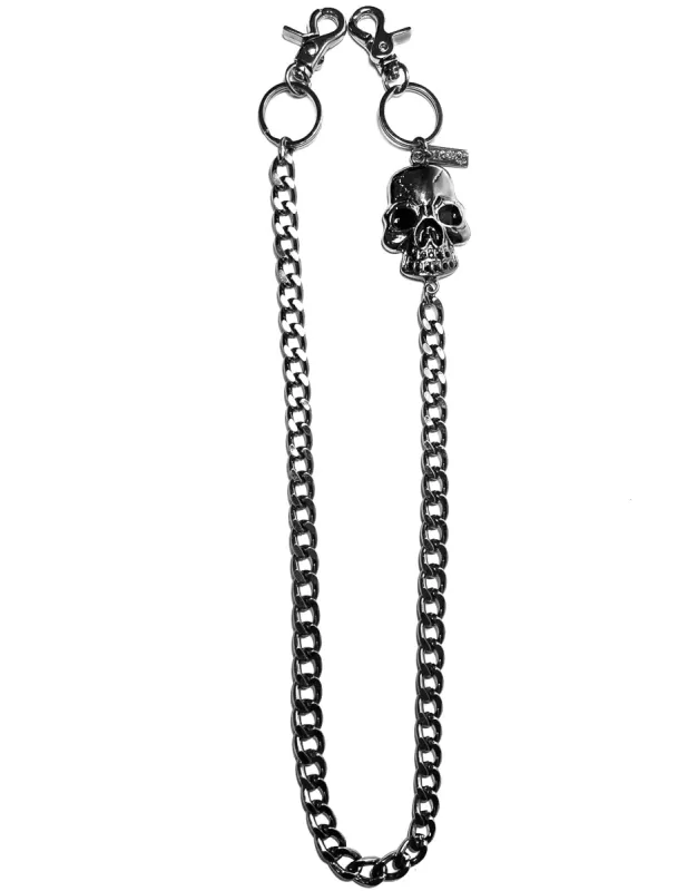 GRILL SKULL CHAIN BLACK sold by Tripp nyc