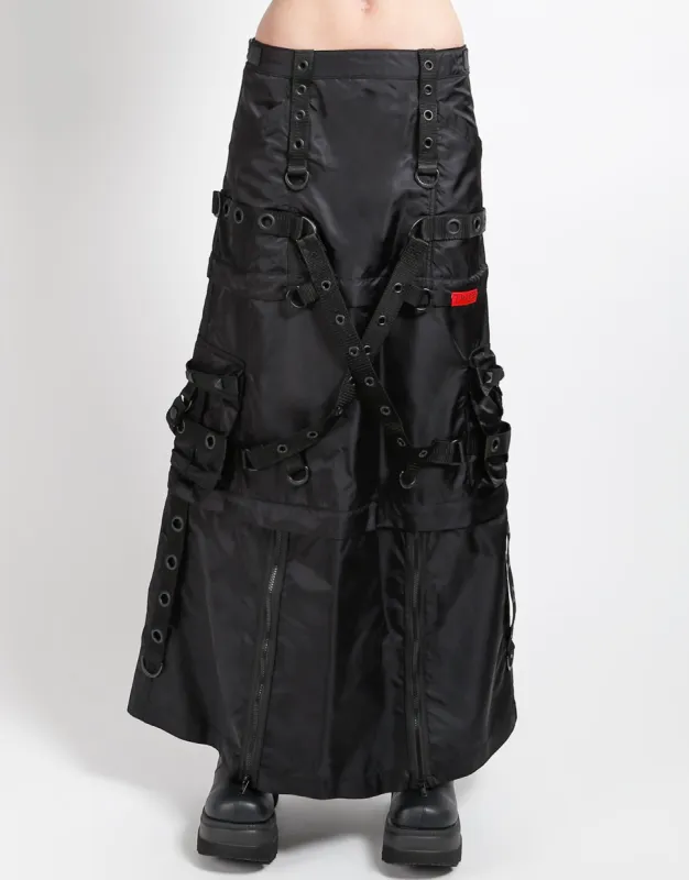 ZIP OFF MEGA NYLON SKIRT BLACK sold by Tripp nyc