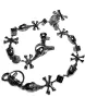 SKULL AND DICE CHAIN BLACK sold by Tripp nyc