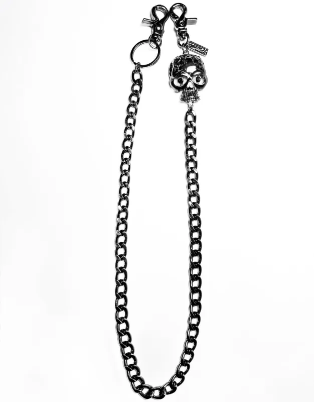 SKULL CHAIN BLACK sold by Tripp nyc
