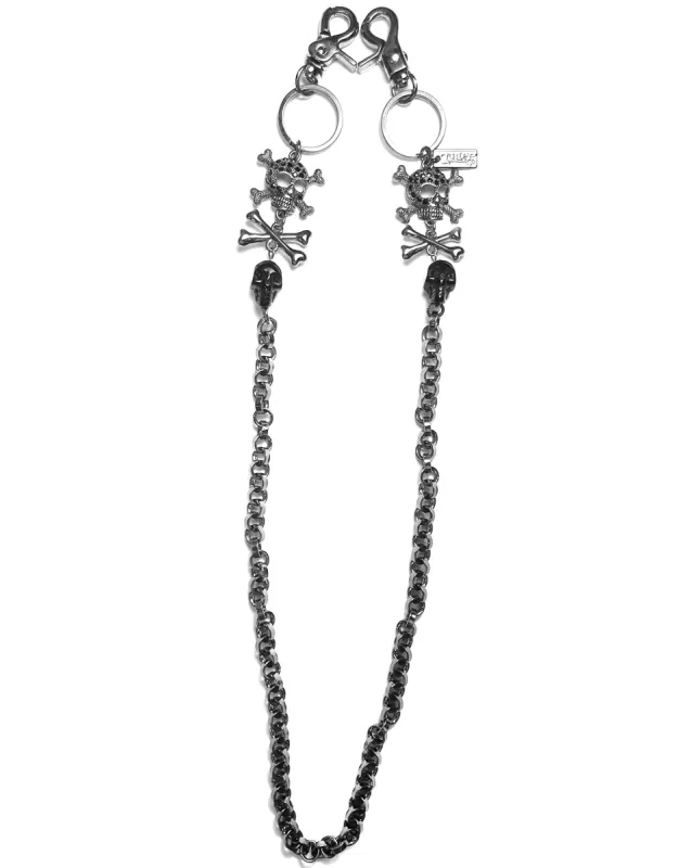 SKULL BALL AND CHAIN BLACK sold by Tripp nyc