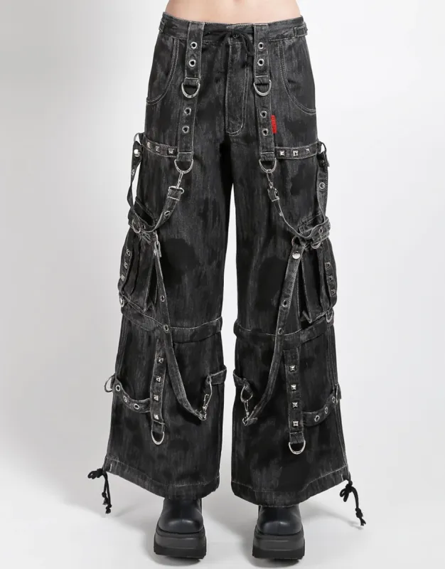 DENIM STRAP PANT BLACK INK WASH sold by Tripp nyc