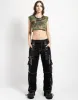 STEP CHAIN PANT WITH WHITE STITCH sold by Tripp nyc