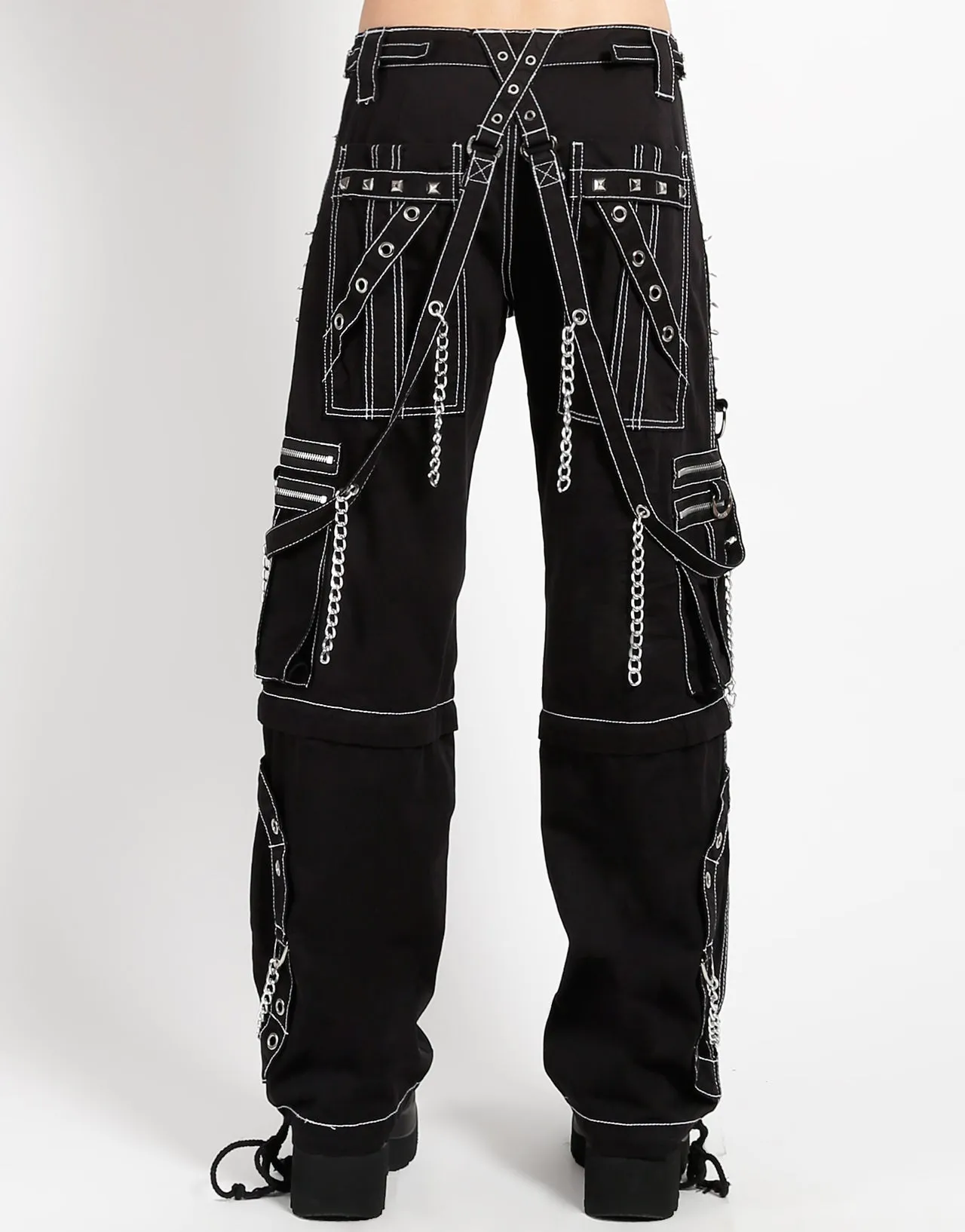 STEP CHAIN PANT WITH WHITE STITCH sold by Tripp nyc product image thumbnail 4
