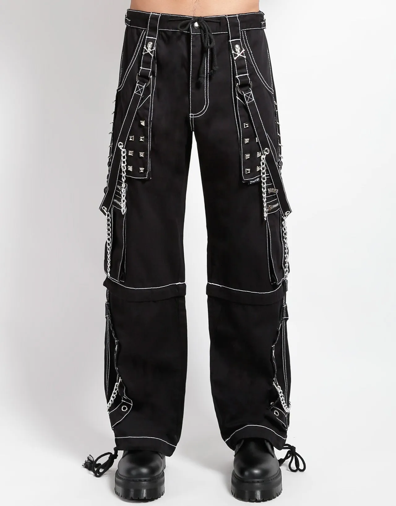 STEP CHAIN PANT WITH WHITE STITCH sold by Tripp nyc product image thumbnail 5