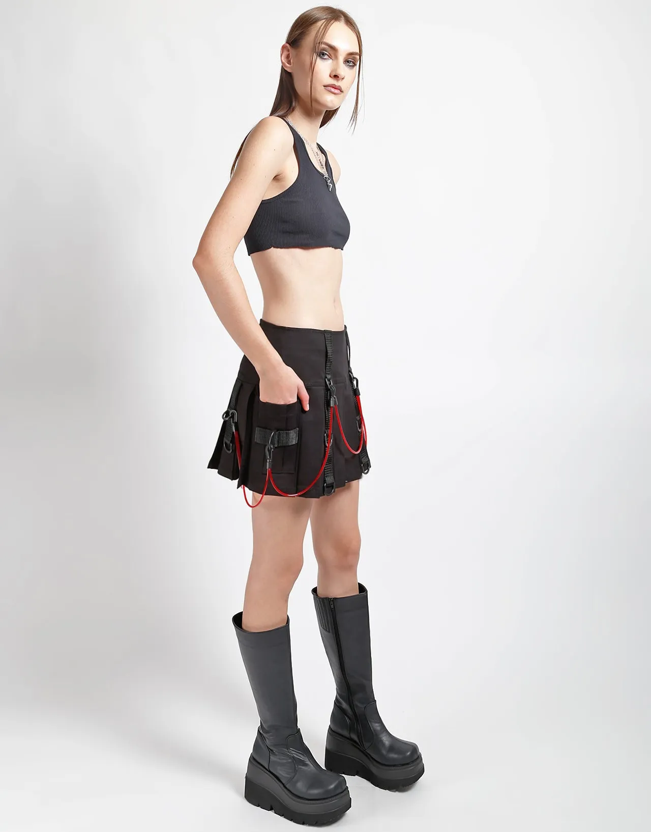 TRANSFUSION PLEATED SKIRT sold by Tripp nyc product image thumbnail 2