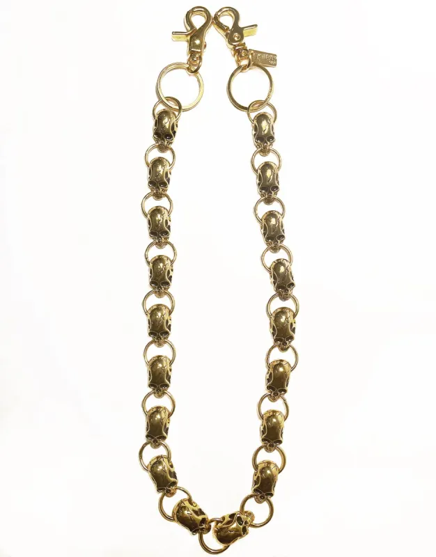 SKULL TRAIN CHAIN GOLD sold by Tripp nyc