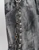 SKULL TRAIN CHAIN PEWTER sold by Tripp nyc
