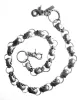 SKULL TRAIN CHAIN PEWTER sold by Tripp nyc