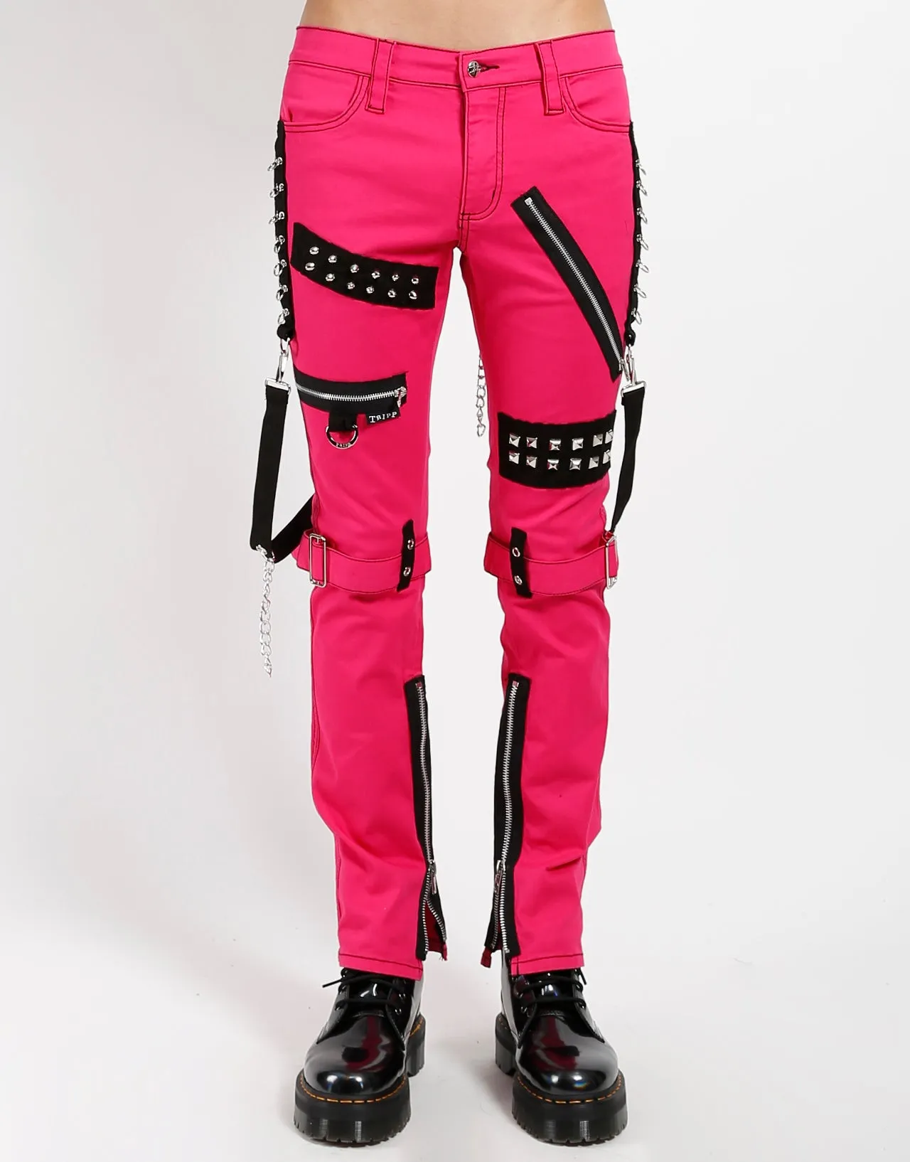STUDDED BONDAGE PANT PINK sold by Tripp nyc product image thumbnail 5
