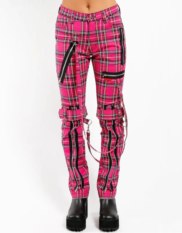 BONDAGE PANT PINK PLAID sold by Tripp nyc