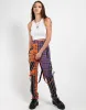 MADNESS PANT ORANGE/PURPLE PLAID sold by Tripp nyc