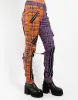 MADNESS PANT ORANGE/PURPLE PLAID sold by Tripp nyc
