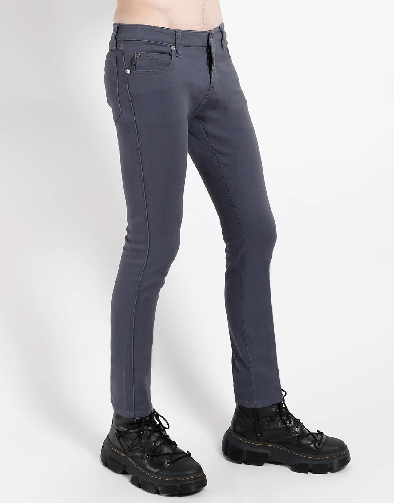 BLACK WASH JEAN CHARCOAL GREY sold by Tripp nyc product image thumbnail 3