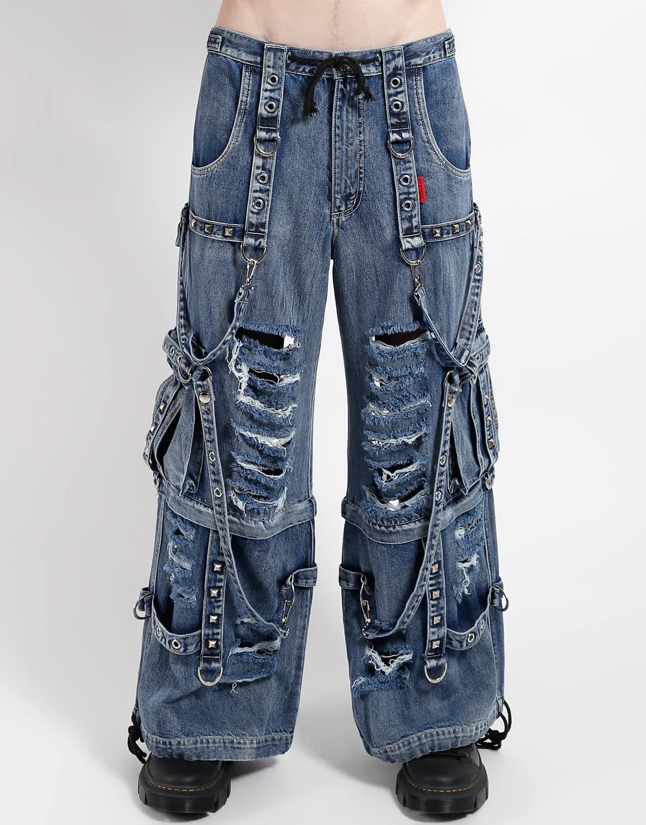 SHREDDER DENIM FULL FORCE PANT INDIGO FOG WASH sold by Tripp nyc product image thumbnail 5