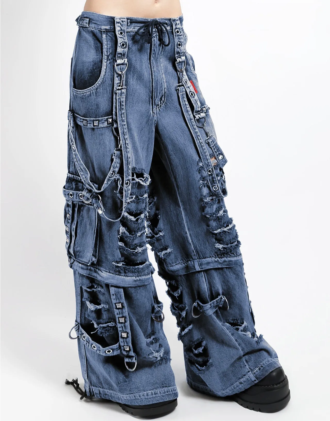SHREDDER DENIM FULL FORCE PANT INDIGO FOG WASH sold by Tripp nyc product image thumbnail 3