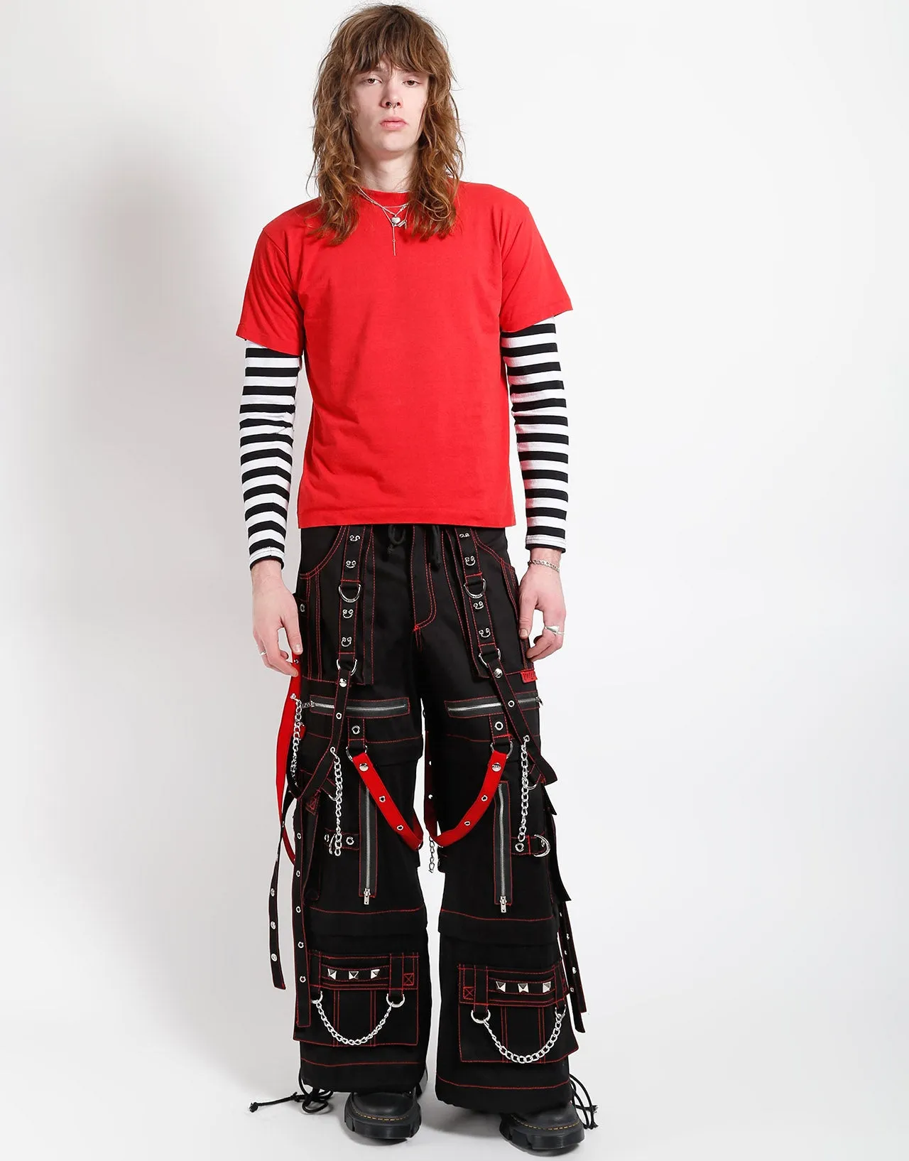 MIRACLE PANT BLACK/RED sold by Tripp nyc product image thumbnail 2