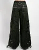 GODFATHER CHAIN PANT GREEN STRIPE sold by Tripp nyc
