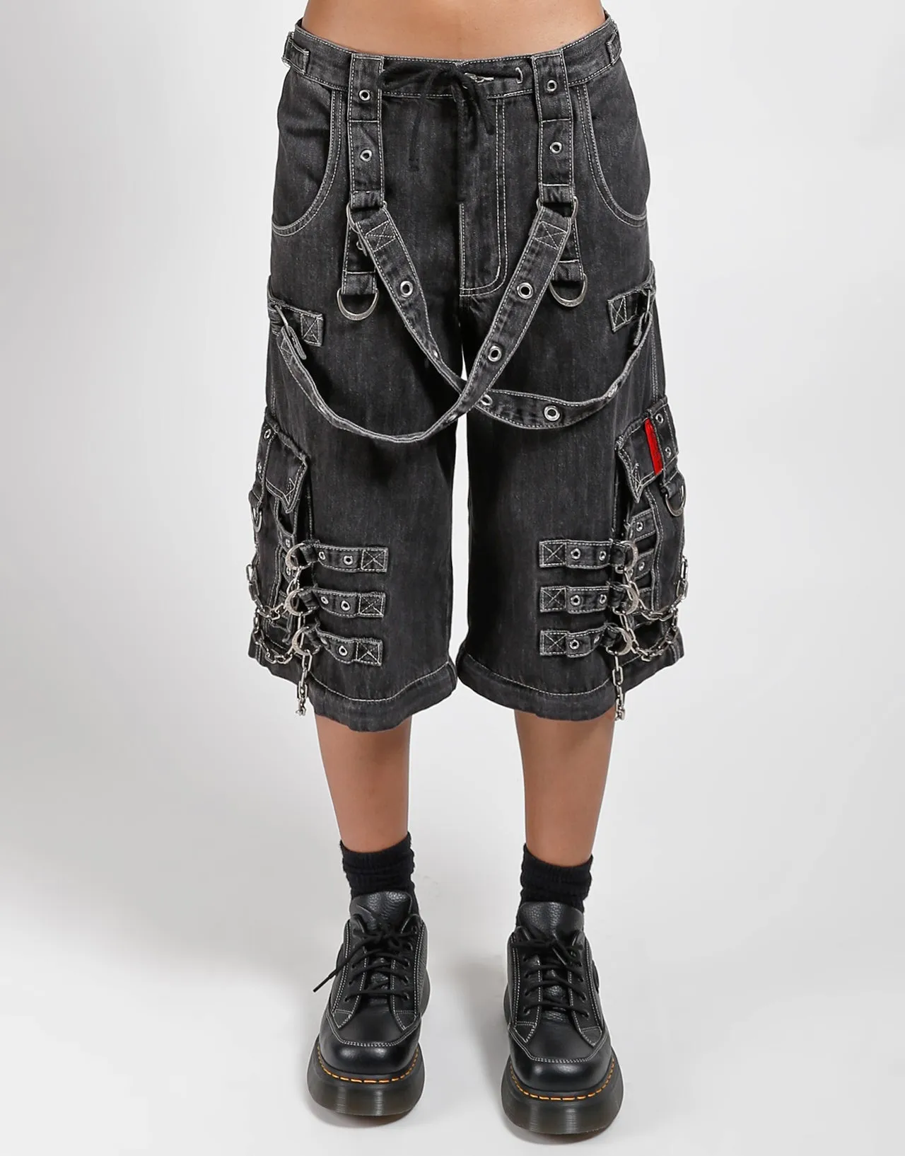 DEVIL SKULL BLACK DENIM sold by Tripp nyc product image thumbnail 5