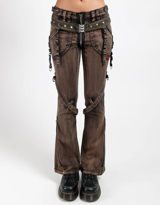 POWER BELT PANT BLACK STEAM WASH sold by Tripp nyc