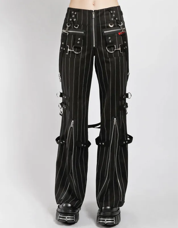 STRIPE SUPER D-RING PANT sold by Tripp nyc