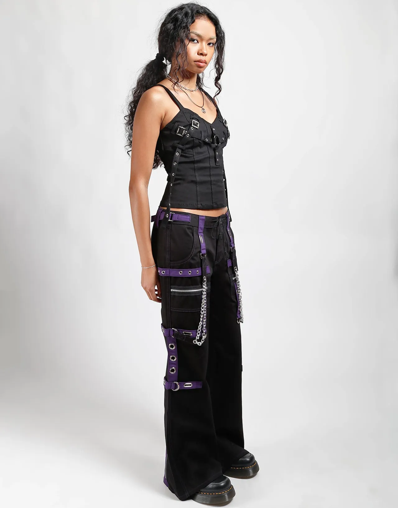 CHAIN DARK STREET PANT sold by Tripp nyc product image thumbnail 2