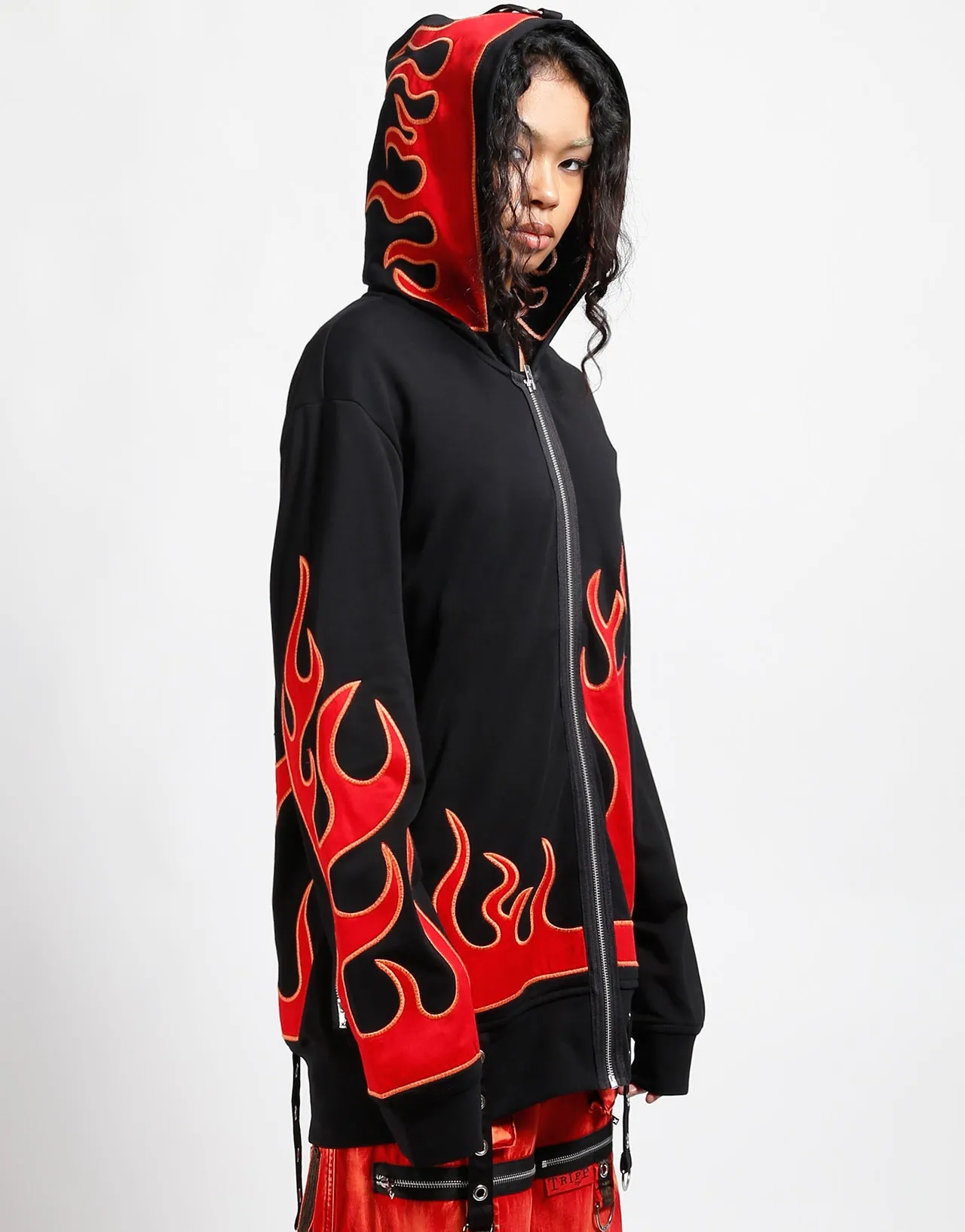FLAME HOODIE sold by Tripp nyc product image thumbnail 3