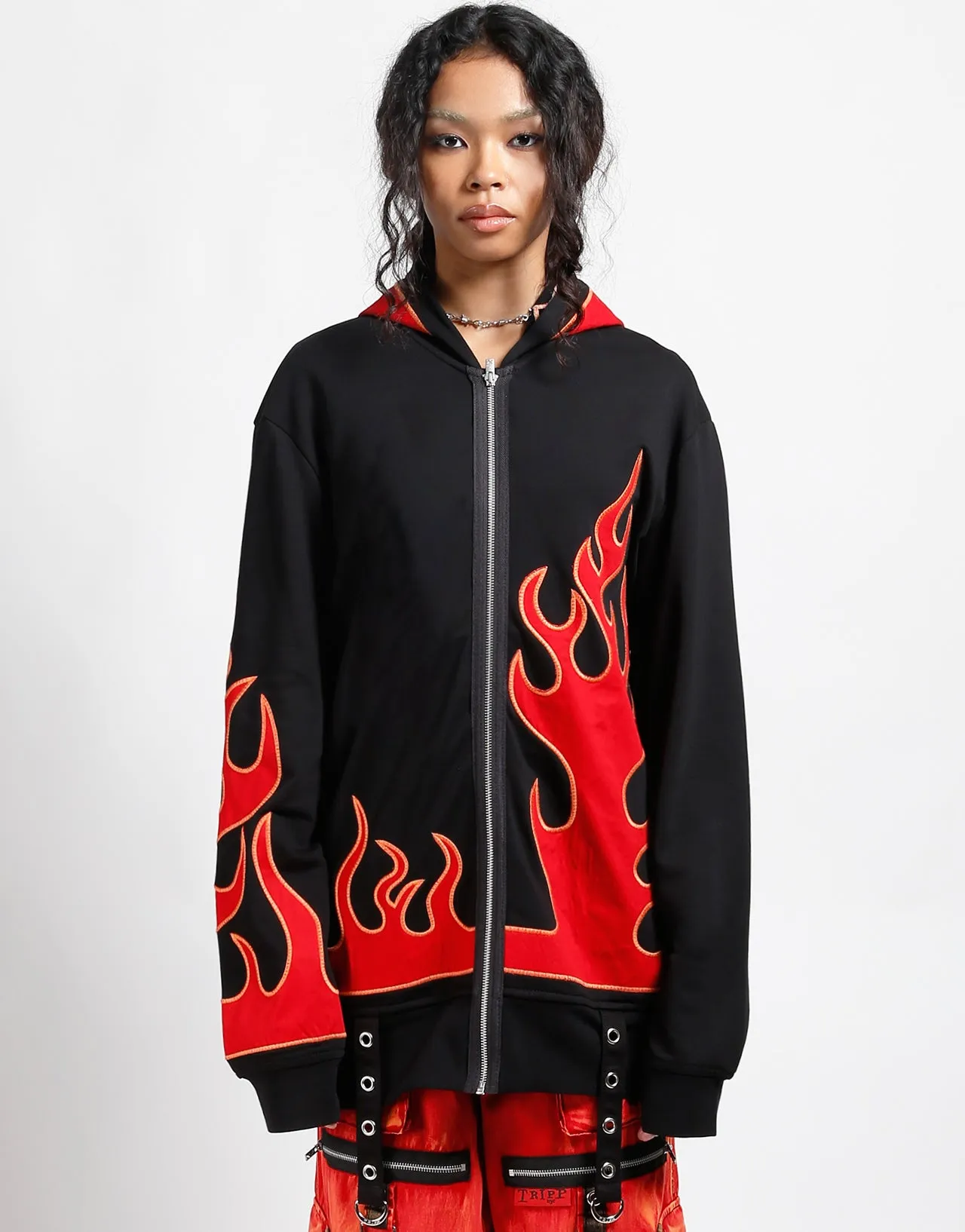 FLAME HOODIE sold by Tripp nyc