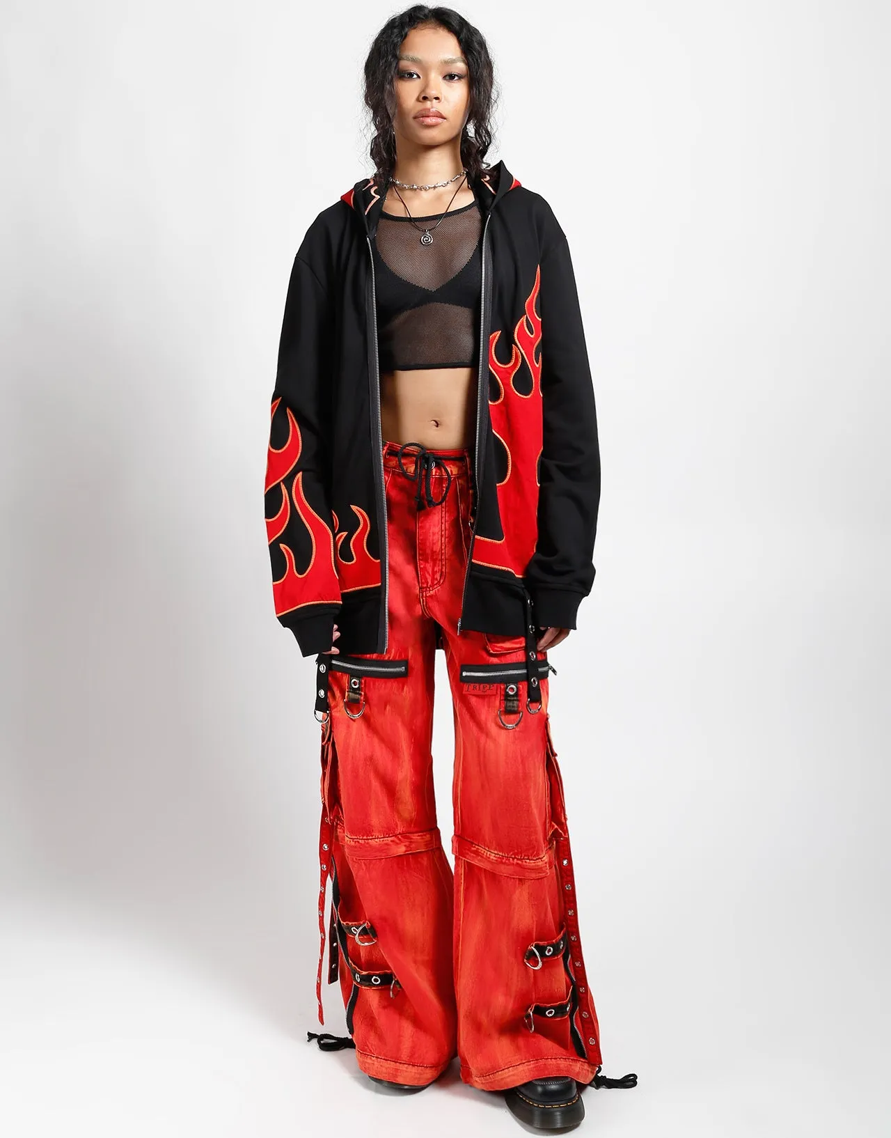 FLAME HOODIE sold by Tripp nyc product image thumbnail 2