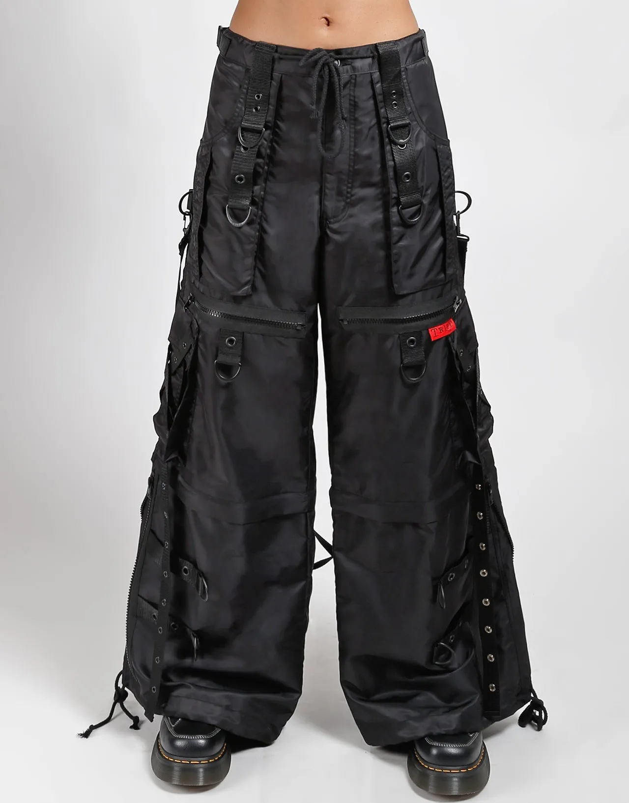 X-STRAP ZIP OFF SPACE OUT PANT BLACK sold by Tripp nyc
