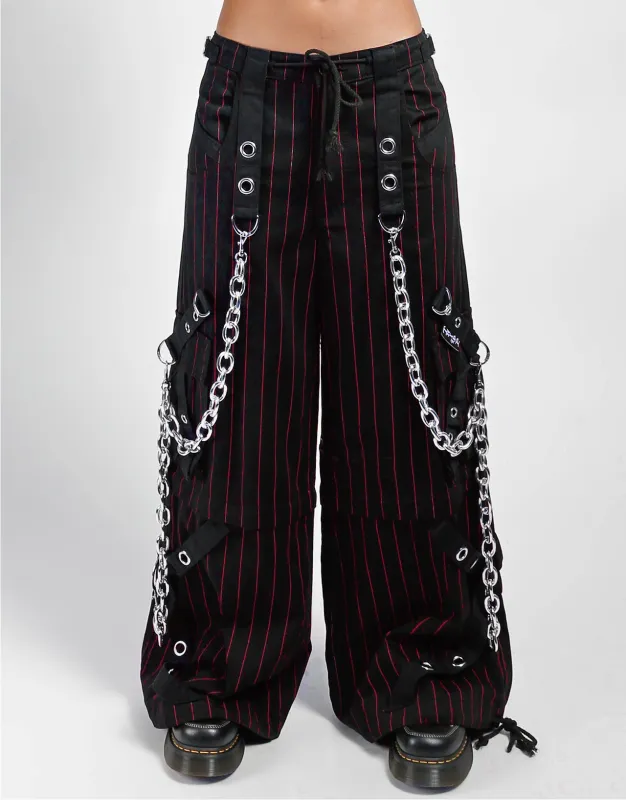 GODFATHER CHAIN PANT RED STRIPE sold by Tripp nyc