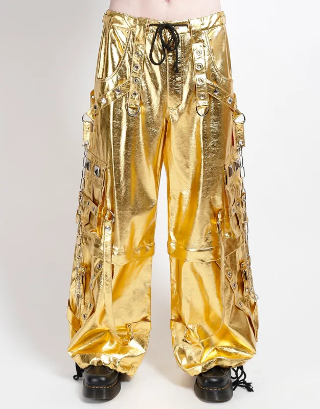 METALLIC GOLD STAR POWER PANT sold by Tripp nyc