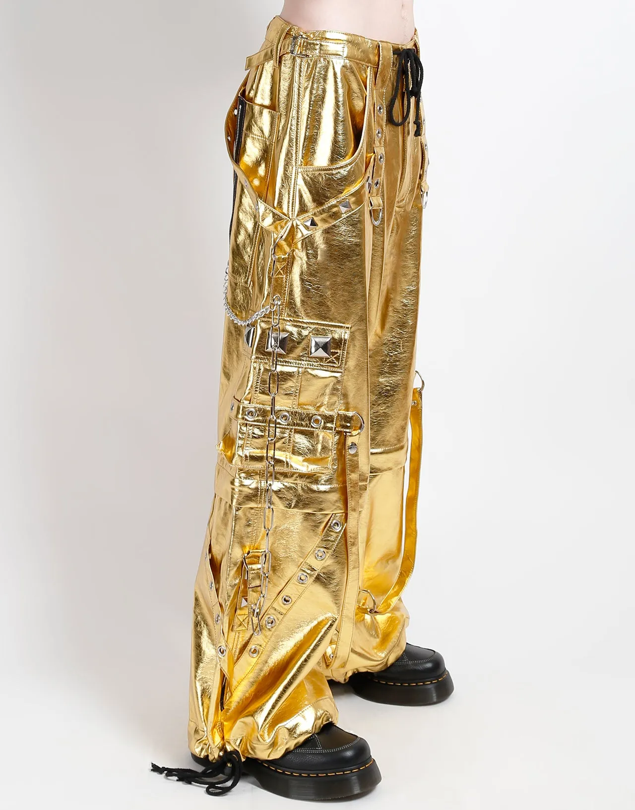 METALLIC GOLD STAR POWER PANT sold by Tripp nyc product image thumbnail 3