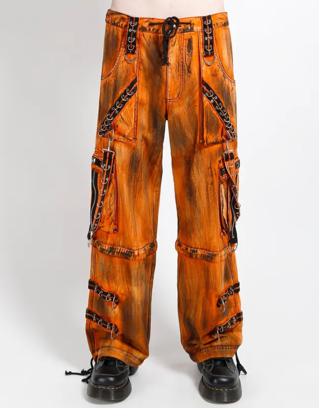 MIGHTY METAL PANT ORANGE INK WASH sold by Tripp nyc