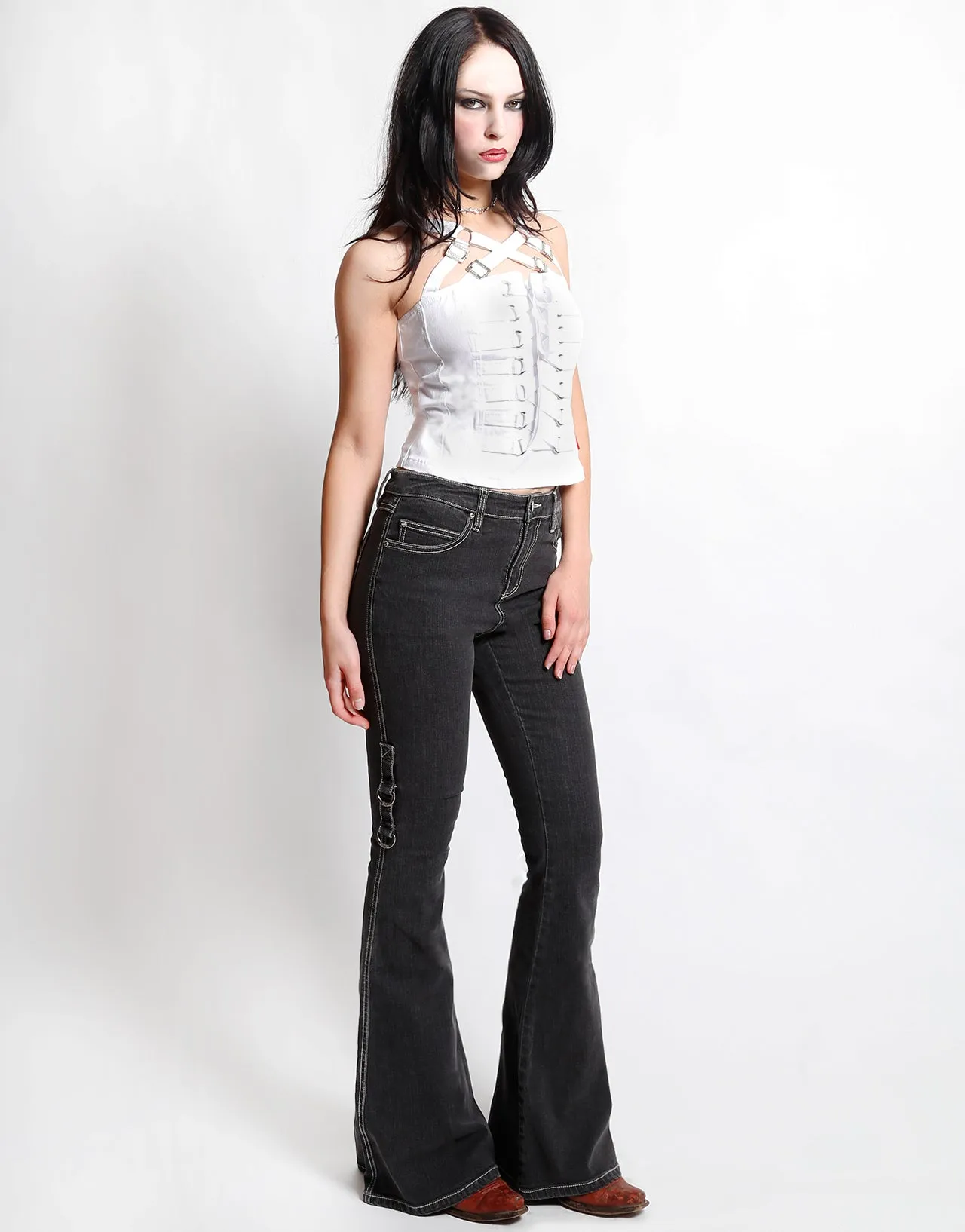 LACED UP CORSET WHITE sold by Tripp nyc product image thumbnail 2