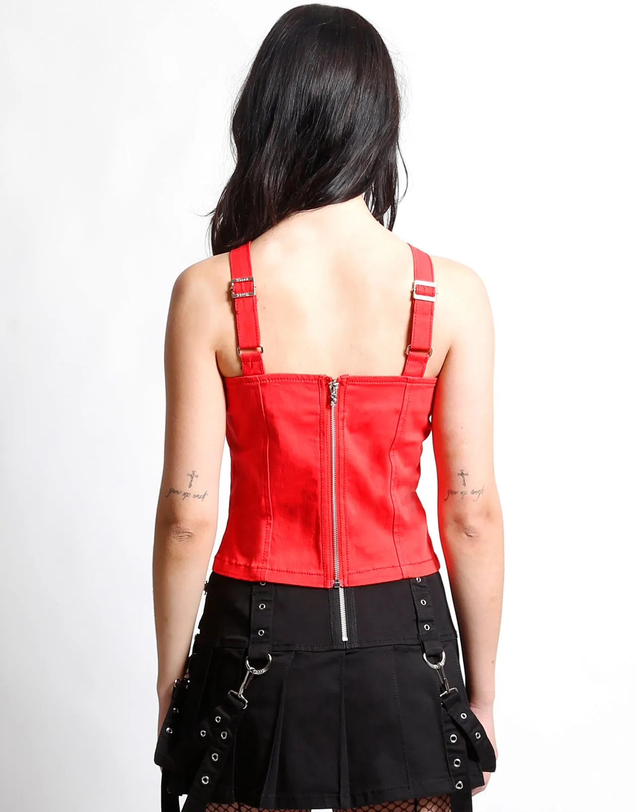 LACED UP CORSET RED sold by Tripp nyc product image thumbnail 4