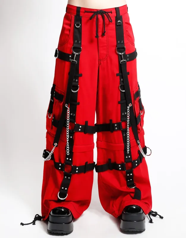 HARNESS DARK STREET PANT RED/BLK sold by Tripp nyc