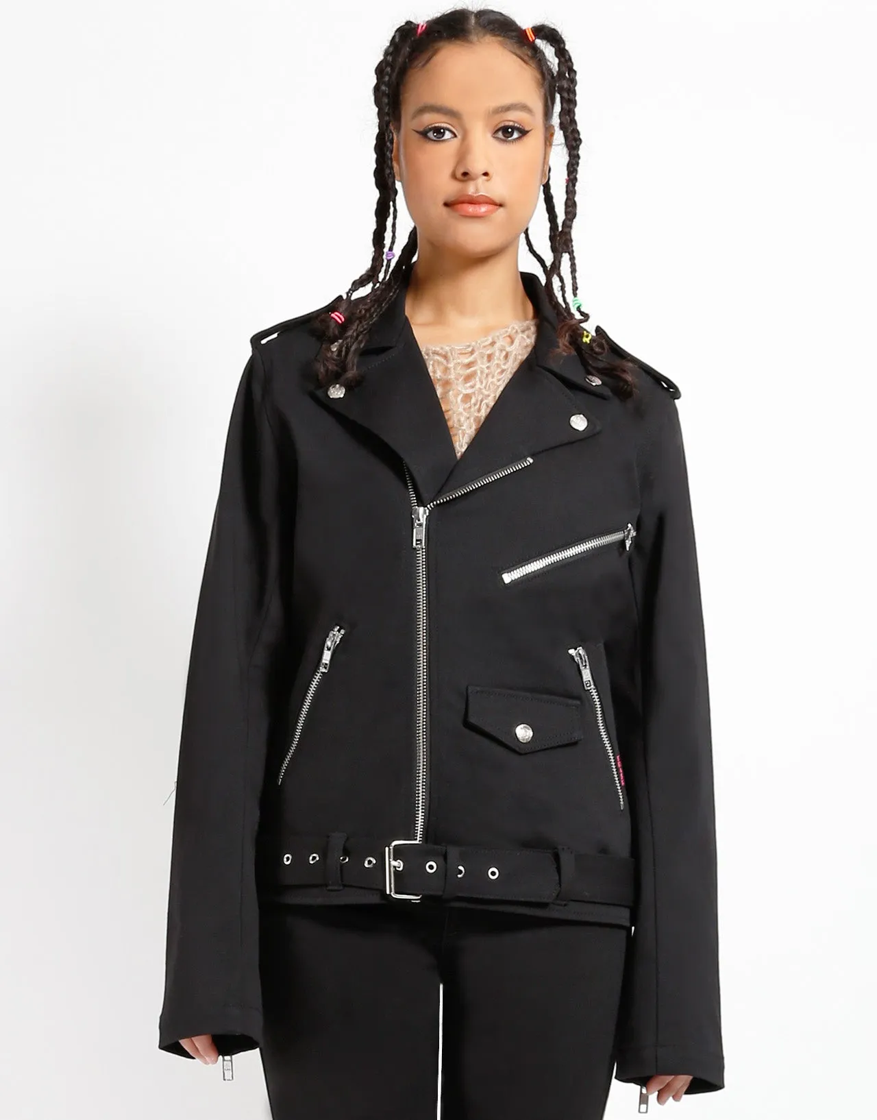 TRASH & VAUDEVILLE BIKER MOTO JACKET sold by Tripp nyc