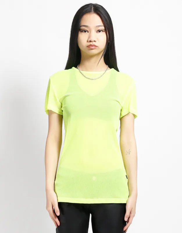 SHORT SLEEVE FISHNET LIME sold by Tripp nyc