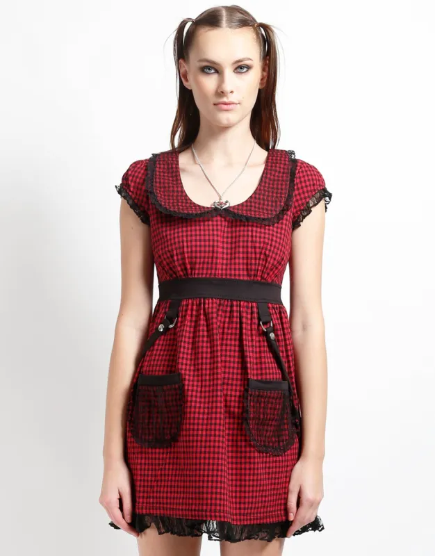 BO PEEP DRESS RED sold by Tripp nyc