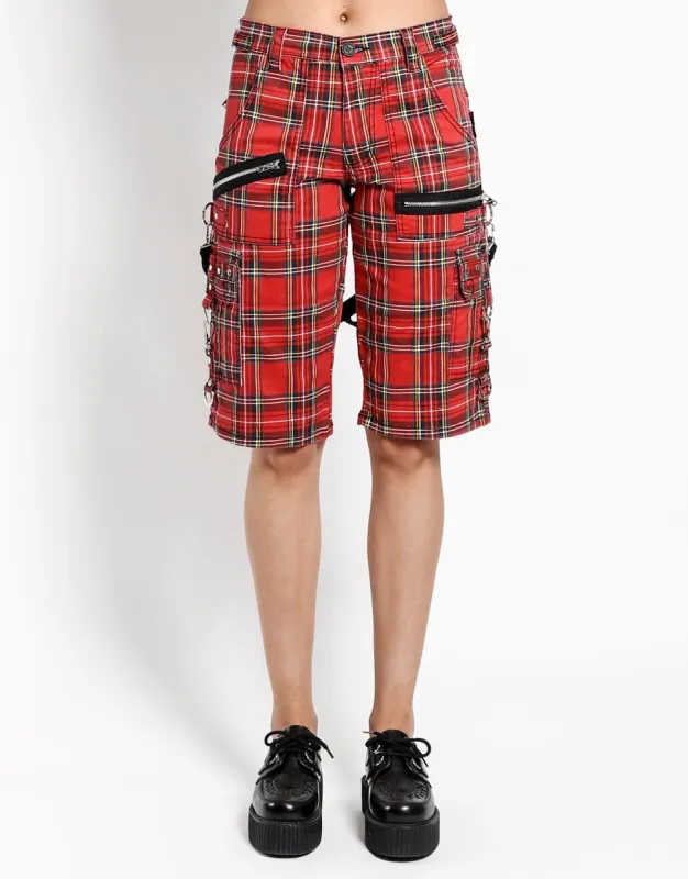 PLAID PUNK SHORT RED PLAID sold by Tripp nyc