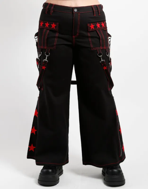 CURVE I AM A STAR DARK STREET PANT RED sold by Tripp nyc