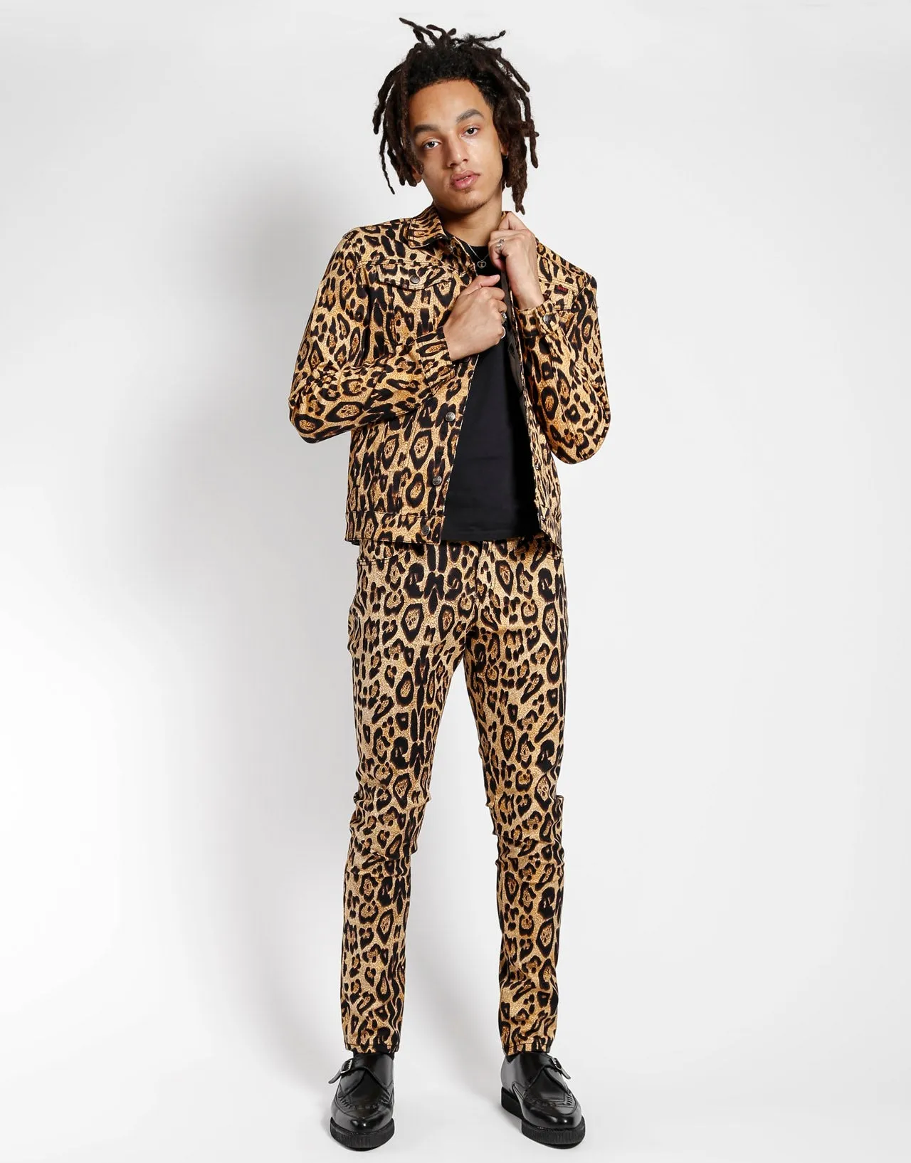 LEOPARD ROCKER JEAN sold by Tripp nyc product image thumbnail 2