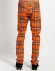 ROCKER JEAN ORANGE PLAID sold by Tripp nyc