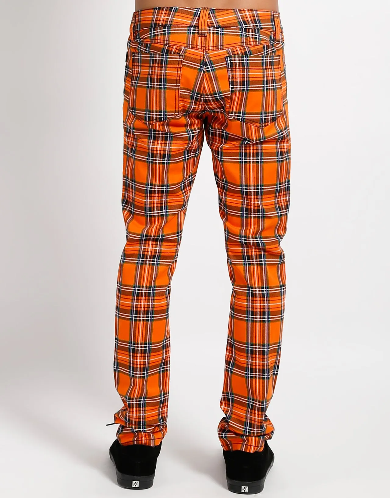 ROCKER JEAN ORANGE PLAID sold by Tripp nyc product image thumbnail 4