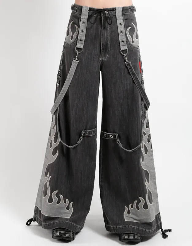 FLAME DARK STREET PANT BLACK DENIM sold by Tripp nyc