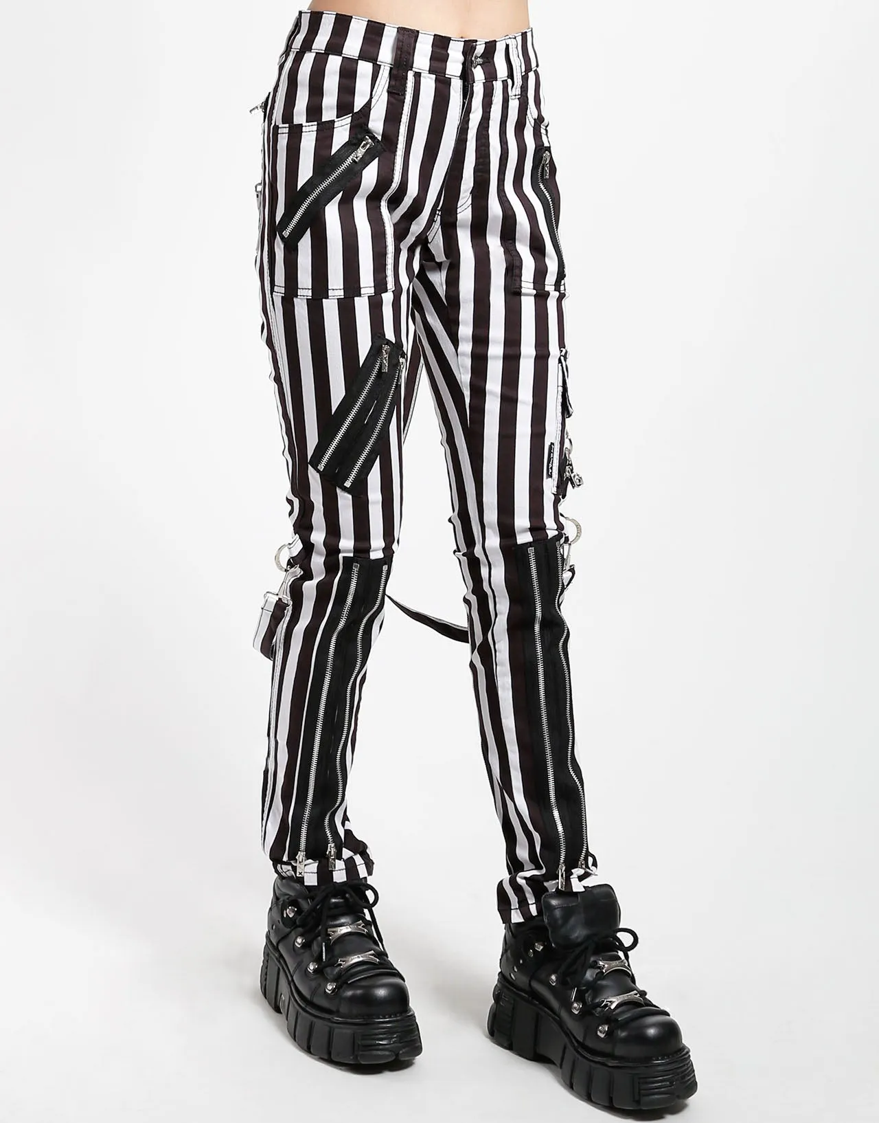 CLASSIC SLIM LEG BONDAGE PANT MEDIUM STRIPE sold by Tripp nyc product image thumbnail 3